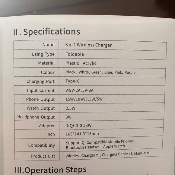 3-IN-1 Wireless Charger (Foldable) - Picture 10 of 10